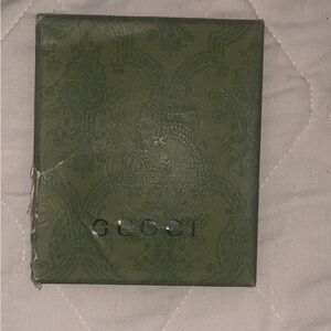 Gucci Green Embossed Wallet